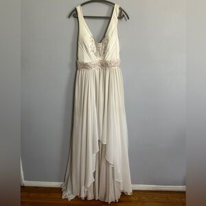 Romantic Truvelle two-tone ethereal Wedding Dress Size 8 with soft pink …